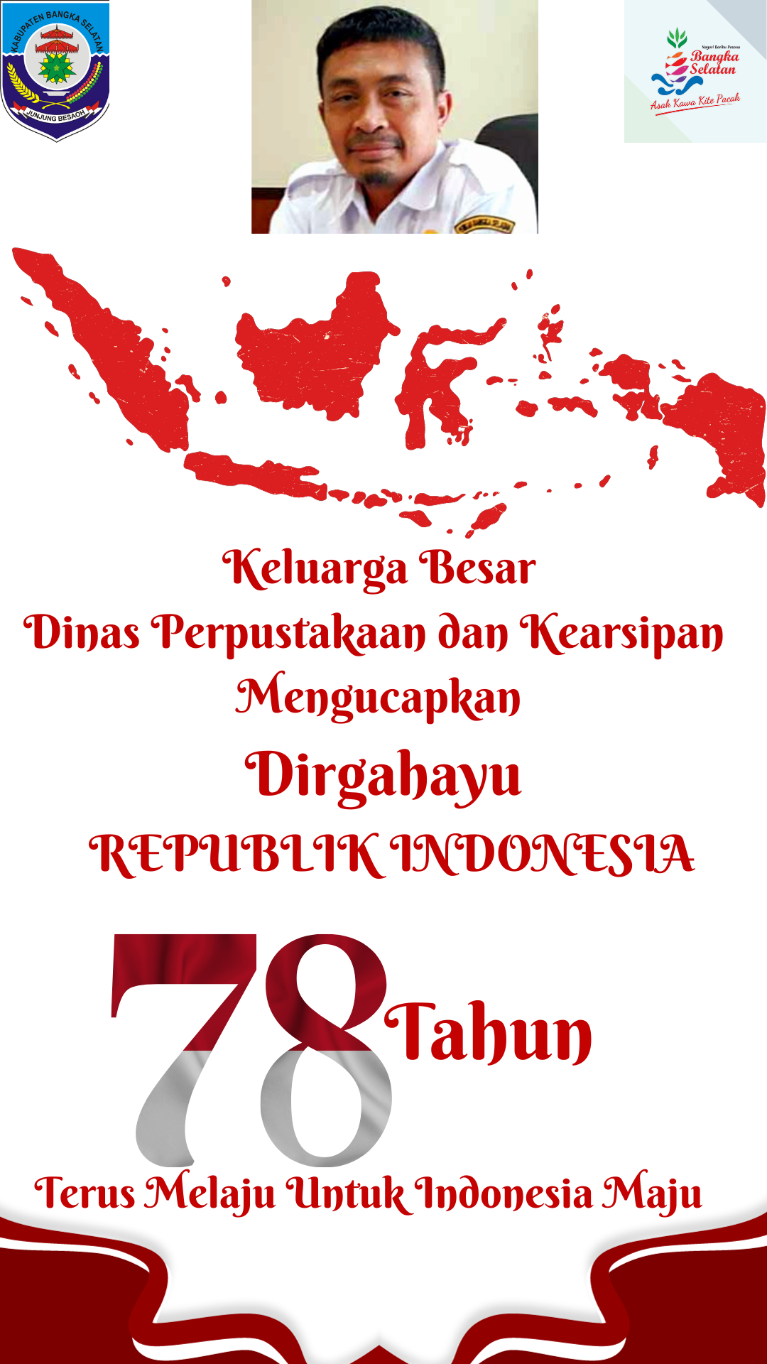 Putih Merah Minimalis Ucapan Hari Kemerdekaan Ke 78 Indonesia Cerita Instagram 20231015 135829 0000