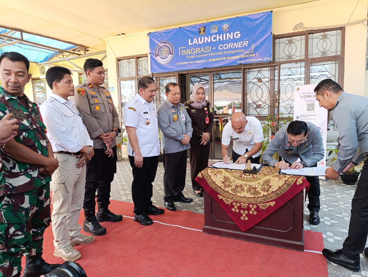 Pemkab Basel dan Kanwilkum HAM Babel Luncurkan Imigrasi Corner 6 IMG 20240926 WA0042