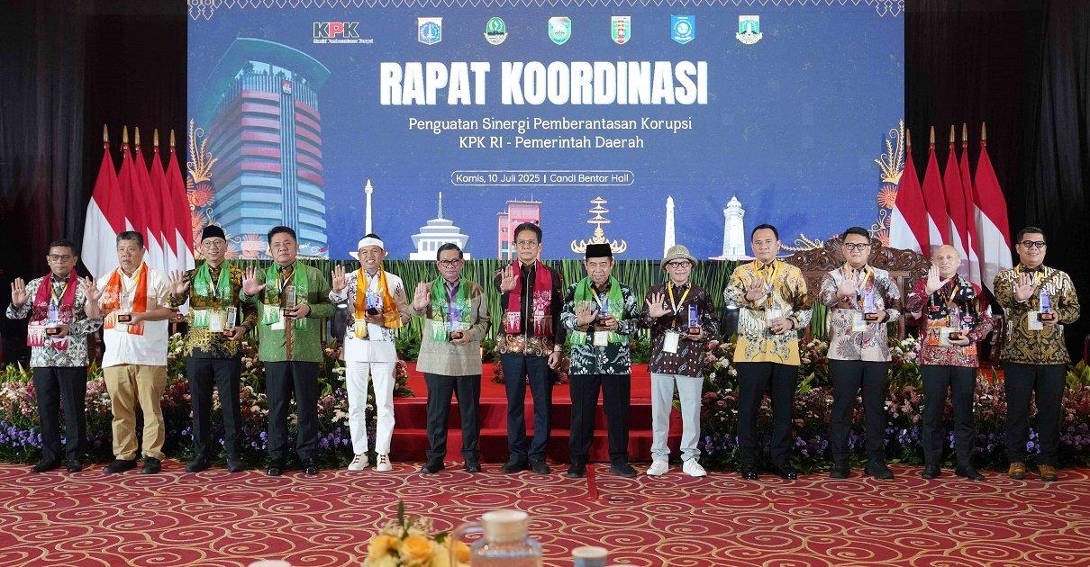 Gubernur Babel Hadiri Rakor Pencegahan Korupsi KPK 2 IMG 20250711 WA0014