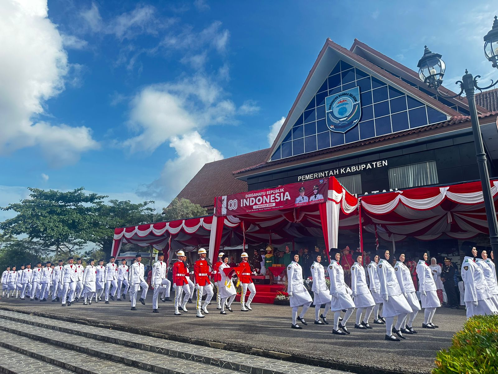 HUT ke 80 RI di Bangka Selatan, Upacara Merah Putih Penuh Makna 4 download 5 4