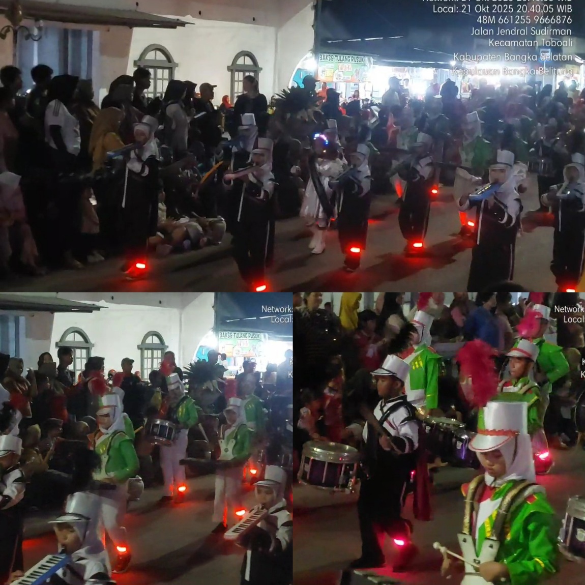 Syahdu Bahagia di Tengah Hujan, Drum Band SD Muhammadiyah Toboali Meriahkan Kemilau Pesona Bangka Selatan 2 20251021 222649