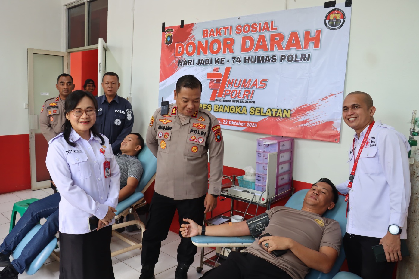 Donor Darah Serentak Polres Bangka Selatan Wujud Polisi Humanis Harapan Masyarakat 6 IMG 20251022 WA0132