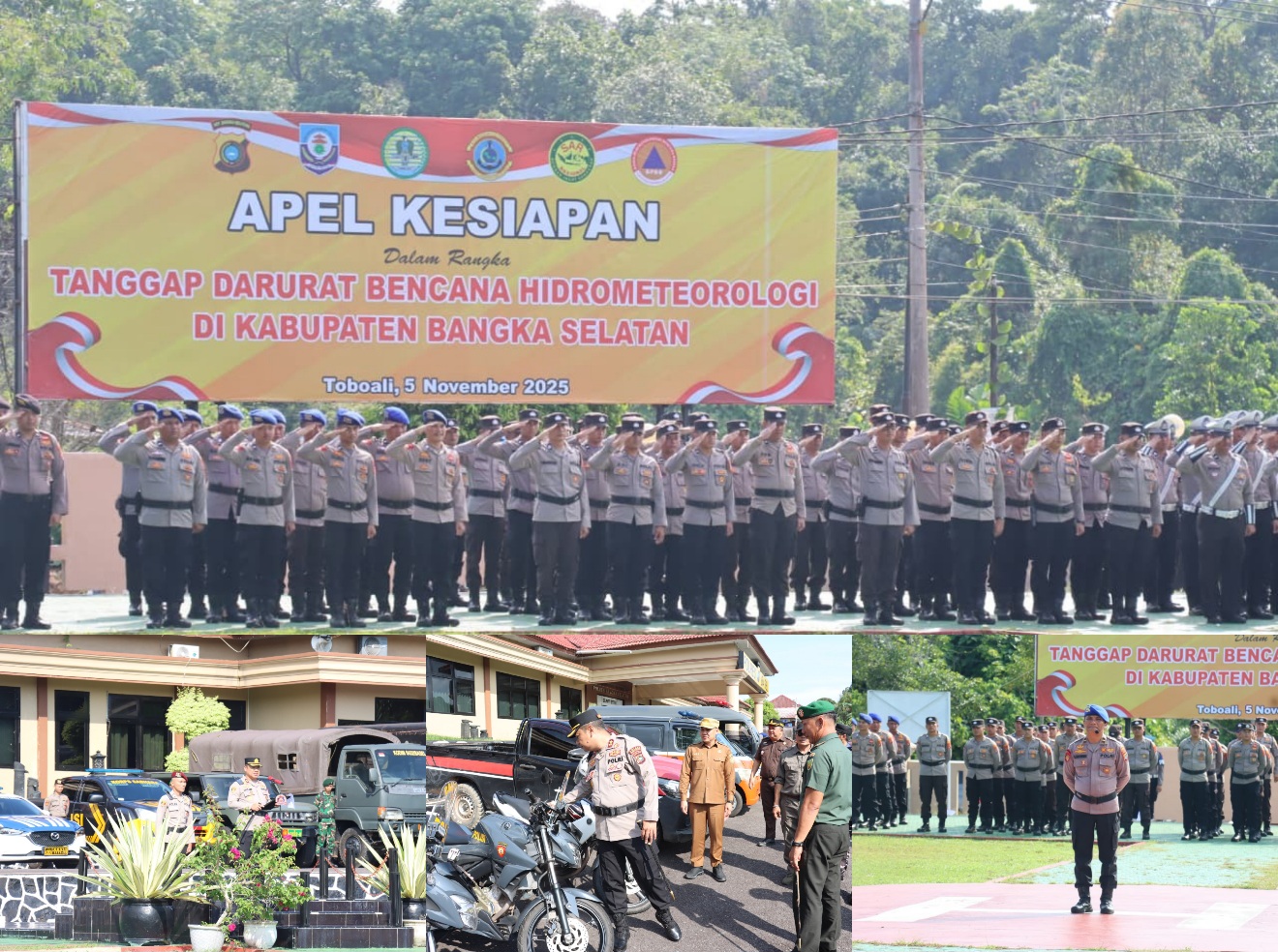 Bangka Selatan Rentan Bencana, Polri TNI dan Pemda Siap Siaga 4 20251105 111542