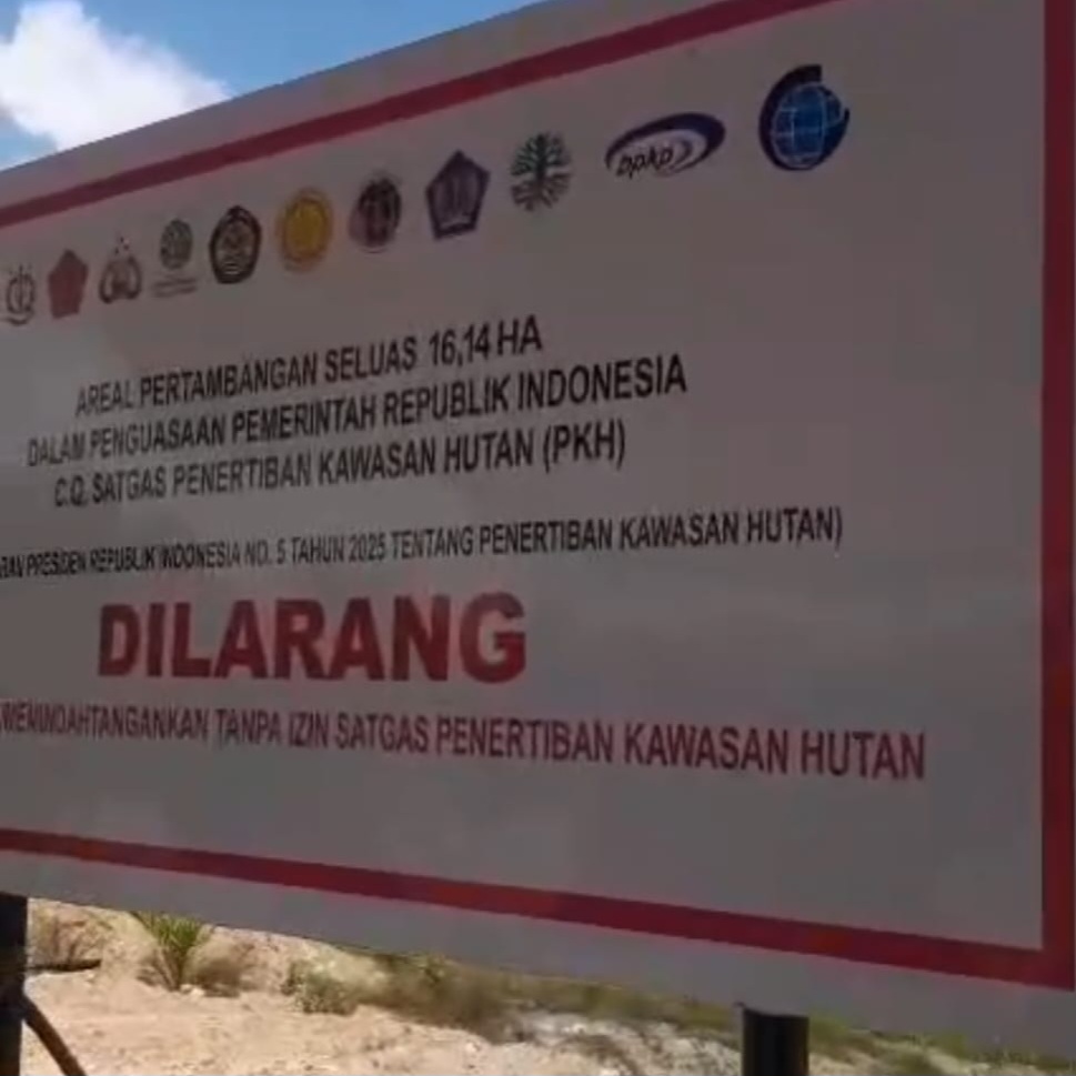 Satgas PKH Segel 6 Perusahaan Tambang Pasir Kuarsa di Babel 6 IMG 20251104 WA0038